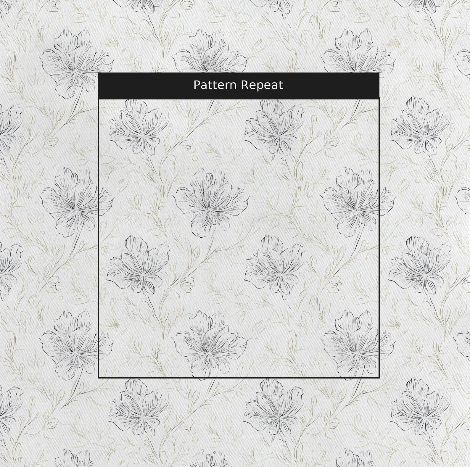 Silver Lining Fabric by the Yard — pattern repeat