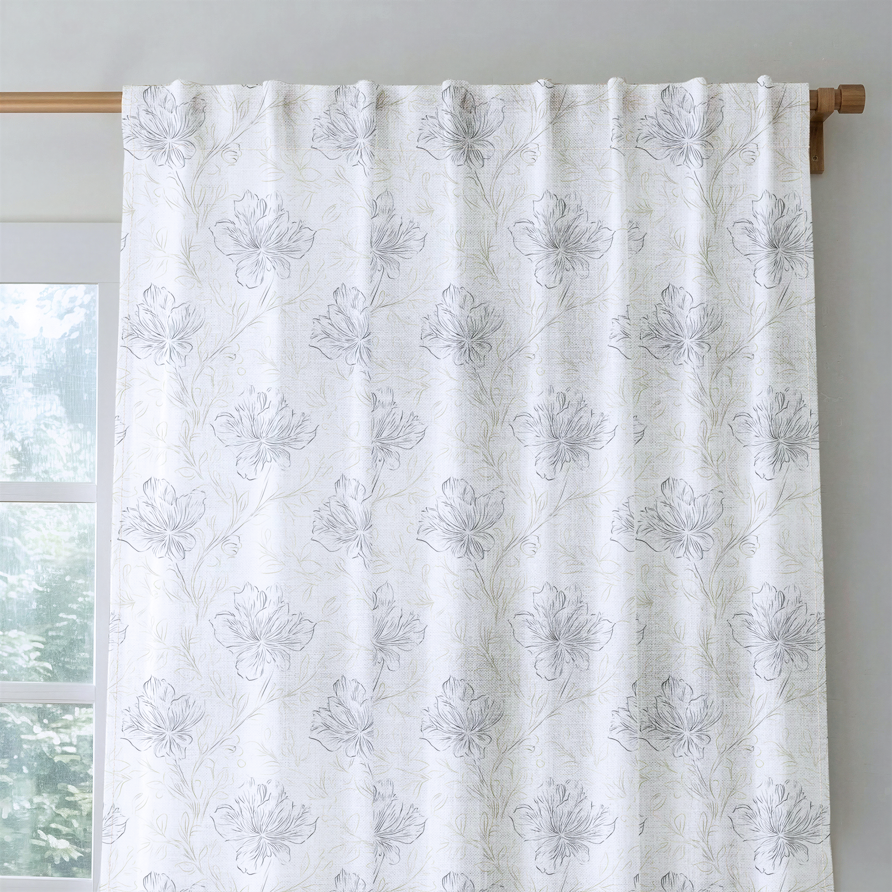 Silver Lining - Drapery — rod