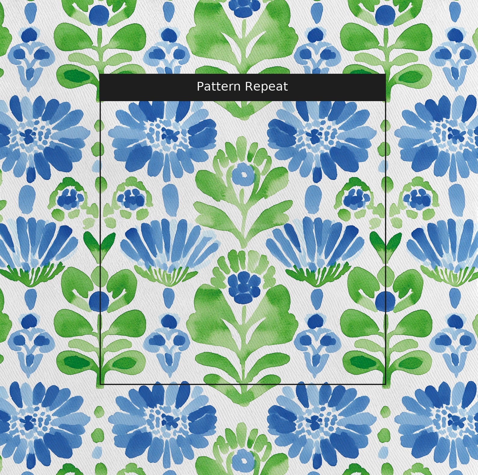 Delia Fabric by the Yard — pattern repeat