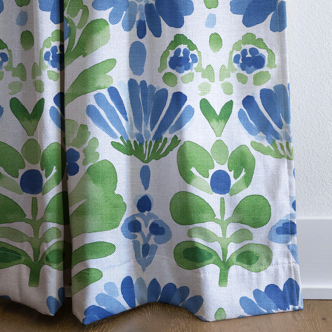 Delia - Drapery — corner closeup