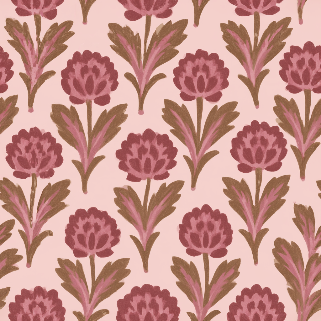 Carnation Row Wallpaper