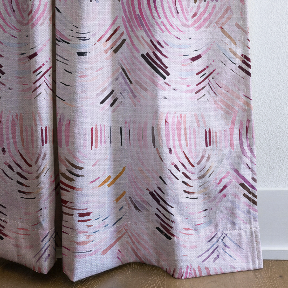 Serena - Drapery — corner closeup