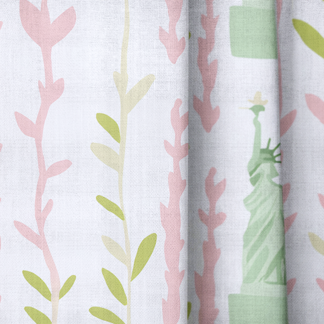 Lady Liberty - Drapery — close up