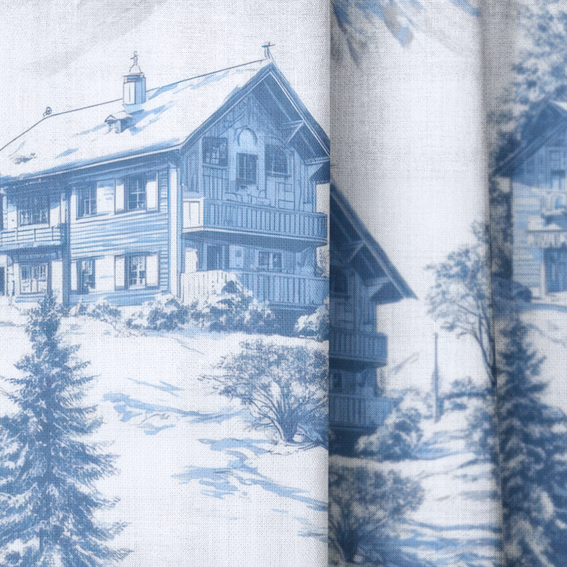 Gunnison - Drapery — close up