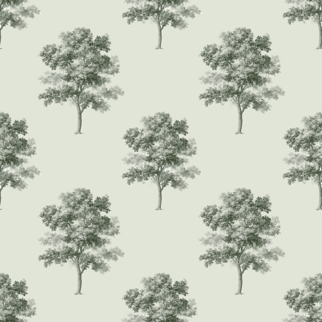 Fog & Found Grove Wallpaper