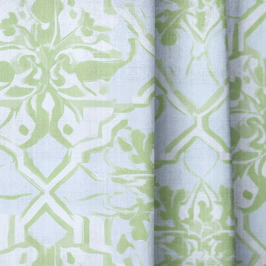 Key Lime - Drapery — close up