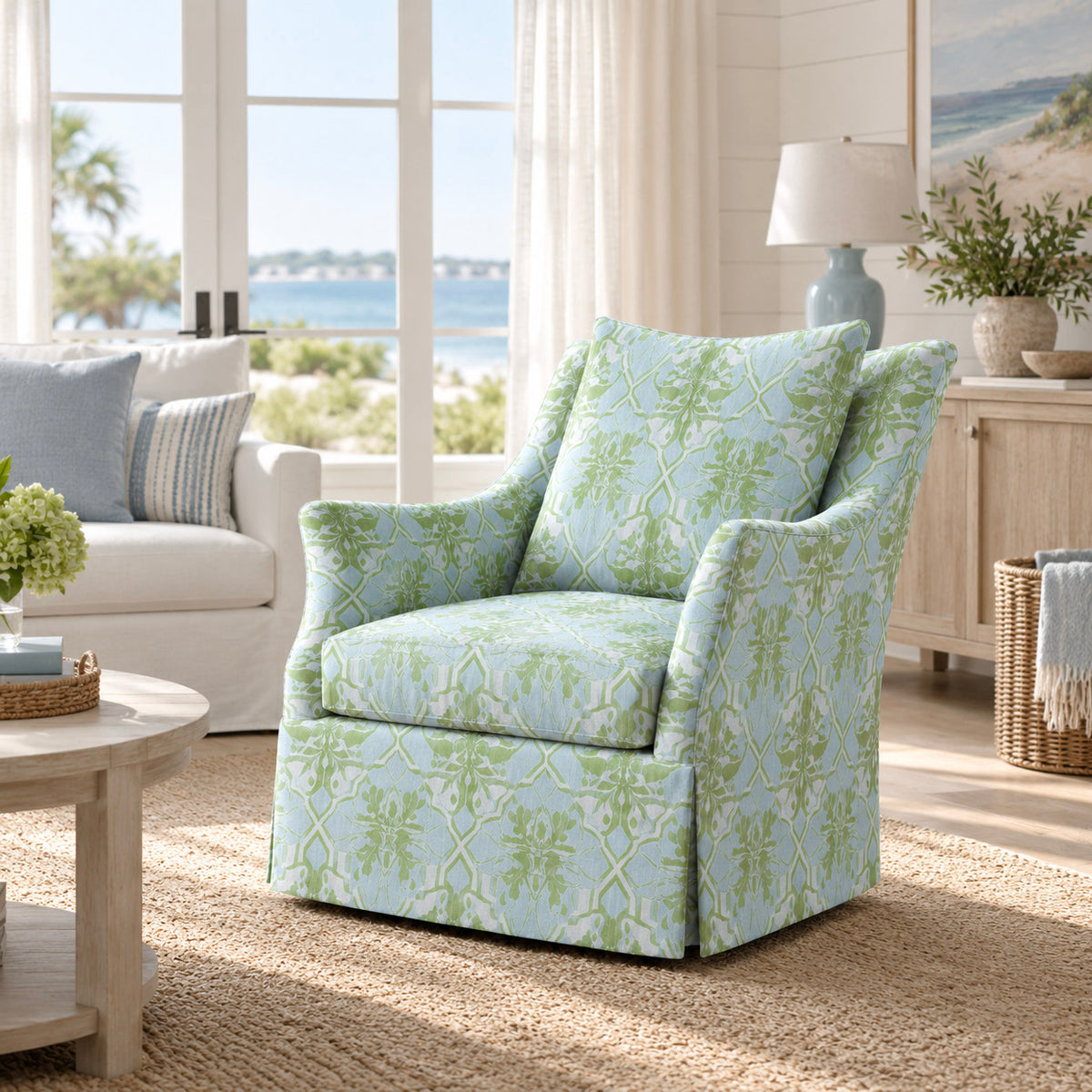 The Eleanor Chair in Key Lime