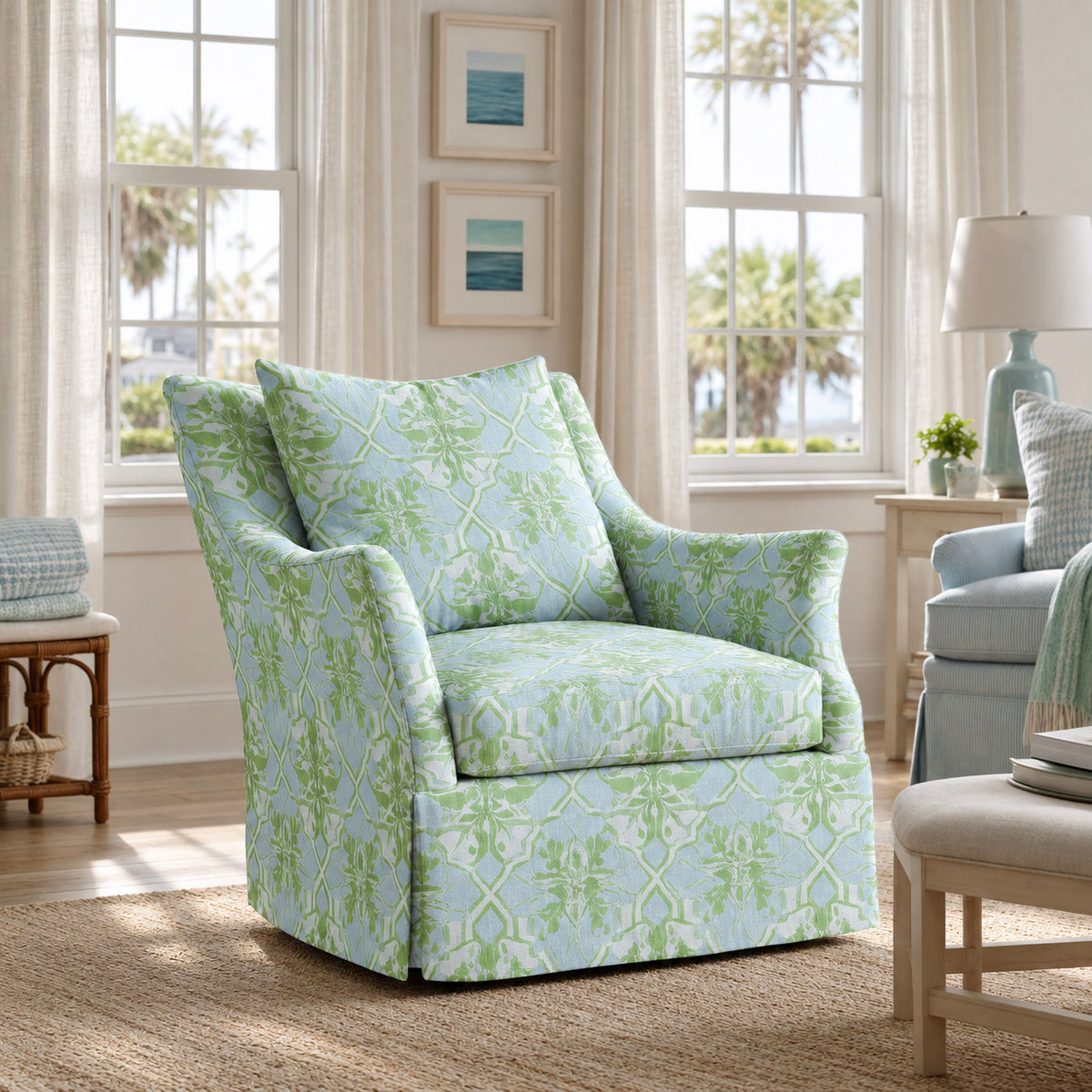 The Eleanor Chair in Key Lime