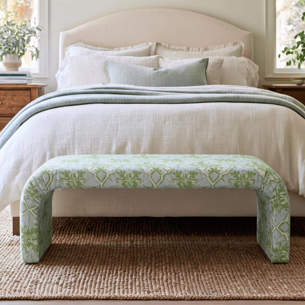 The Lewis Ottoman in Key Lime