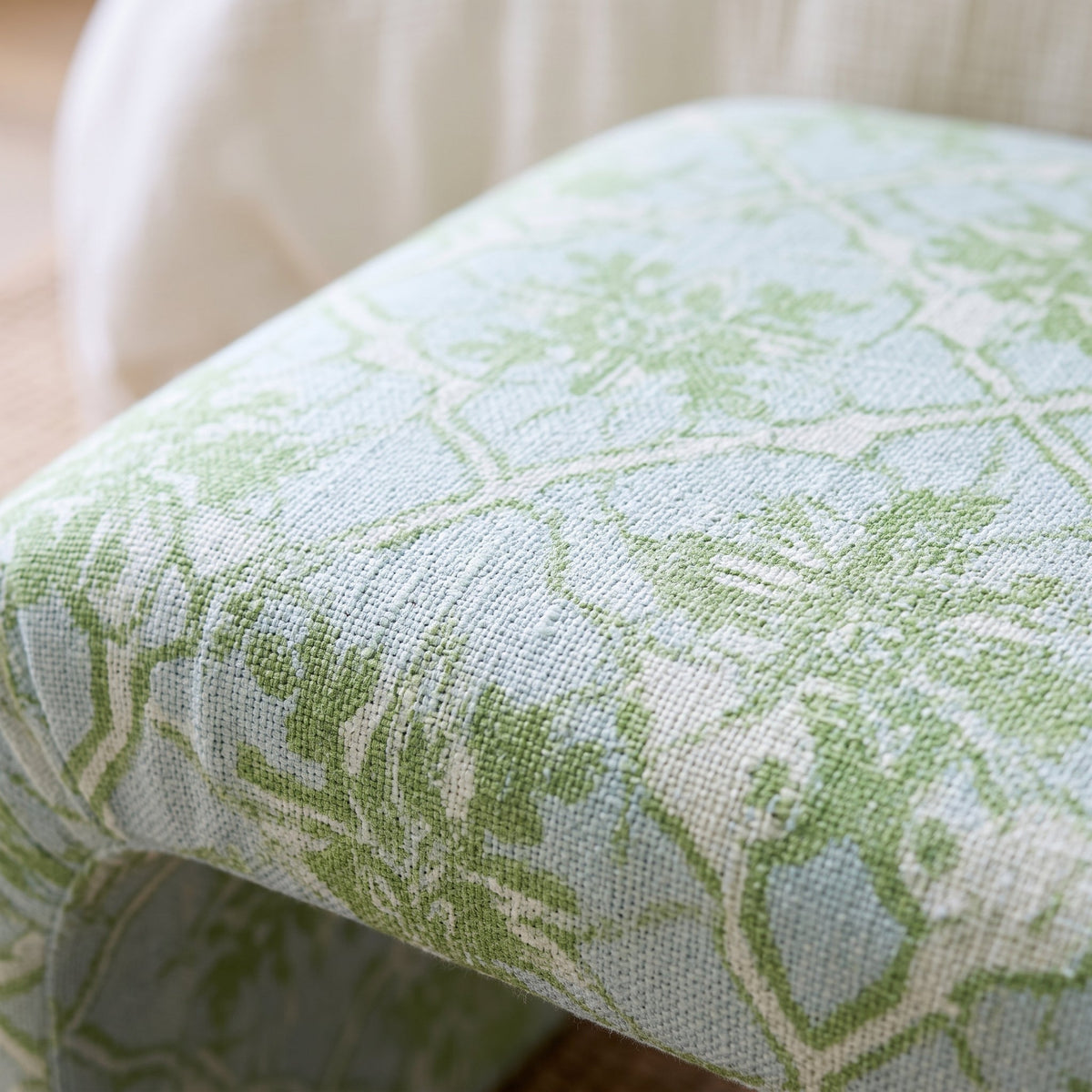 The Lewis Ottoman in Key Lime