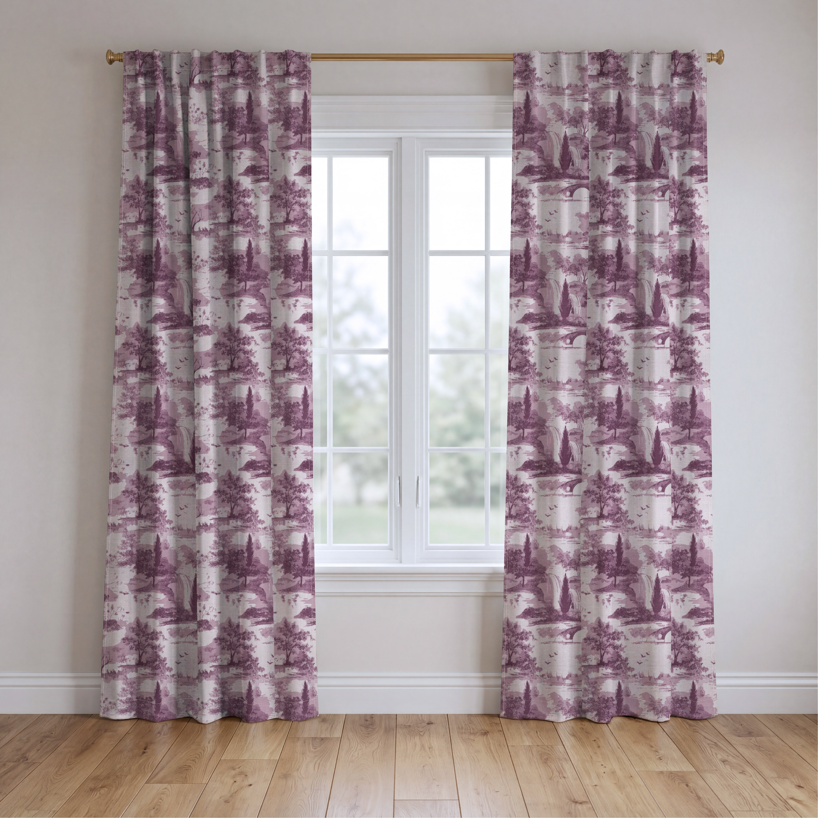 Fitz - Drapery — two panels