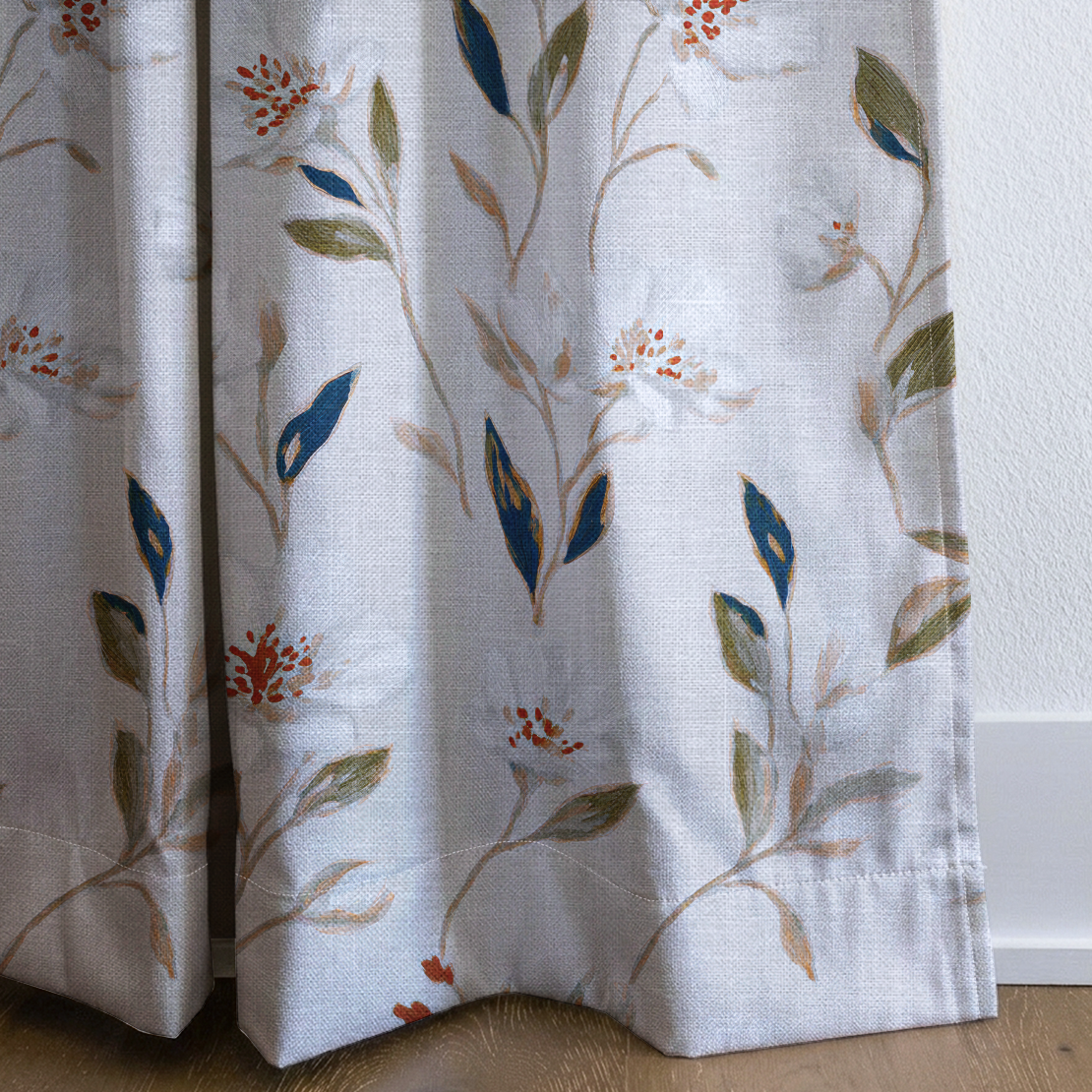 Marigold Belle - Drapery — corner closeup