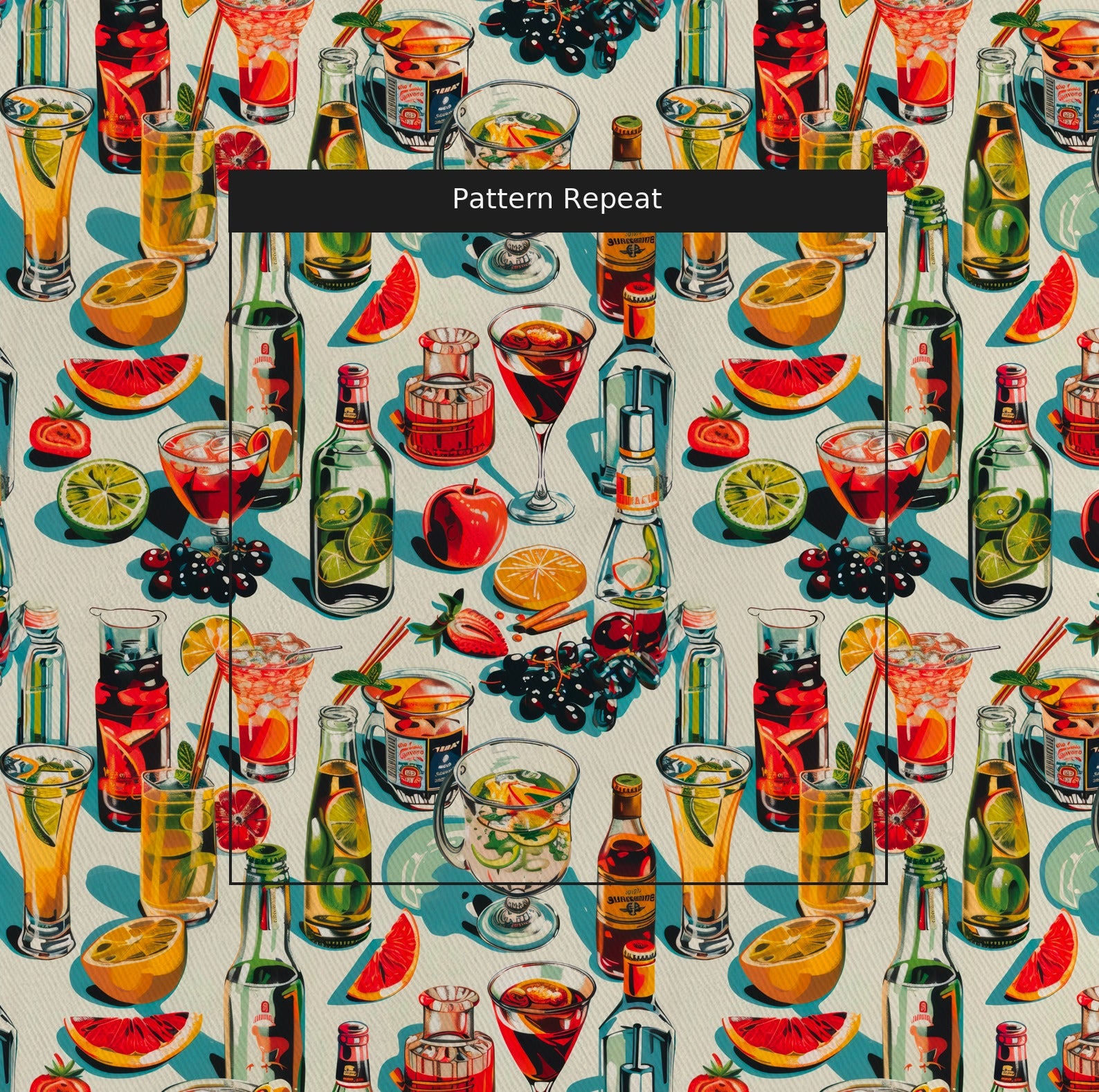 Vivian's Verve Fabric by the Yard — pattern repeat