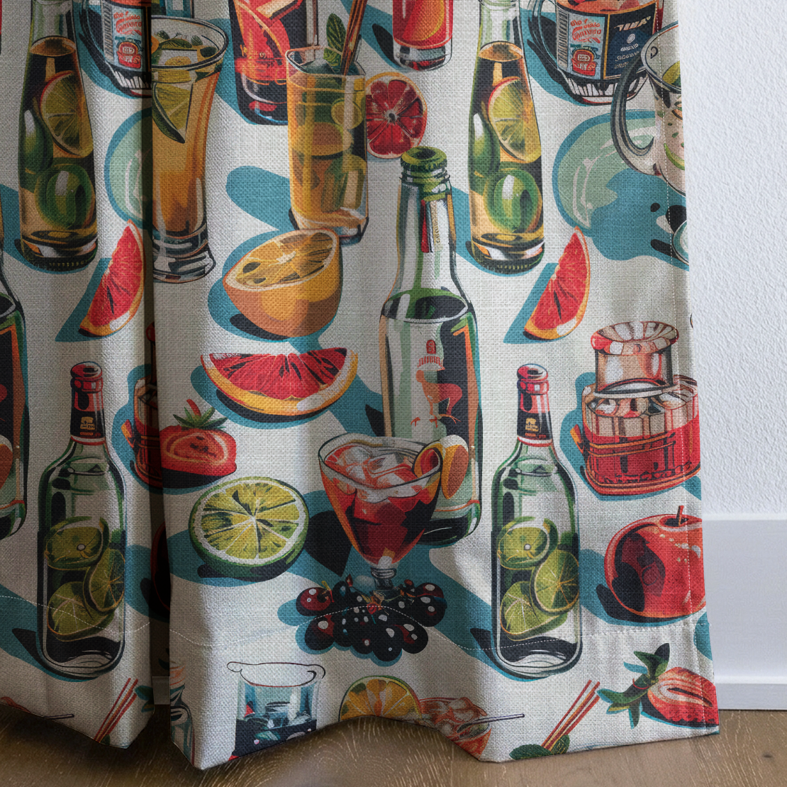 Vivian's Verve - Drapery — corner closeup