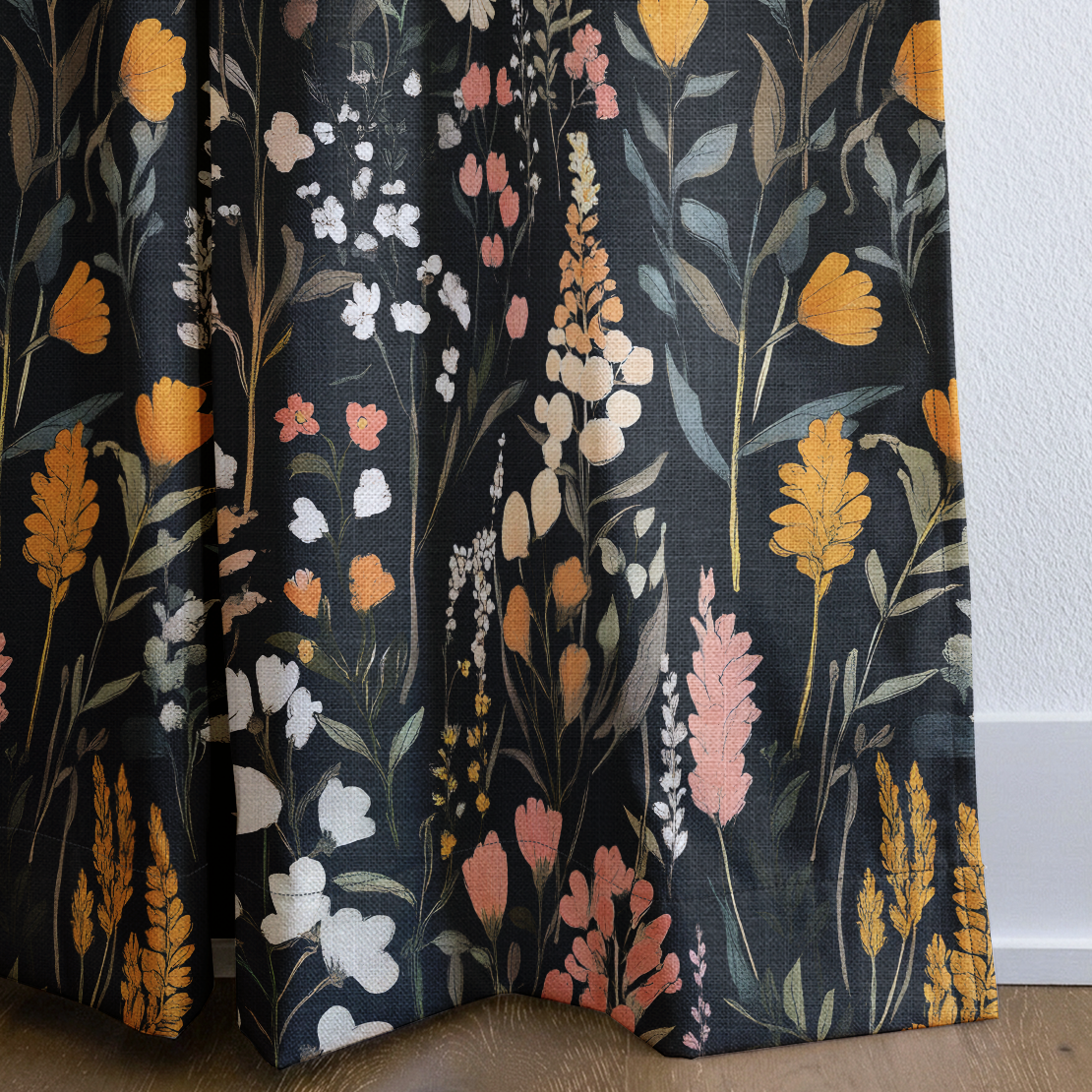 Bell Meadow - Drapery — corner closeup