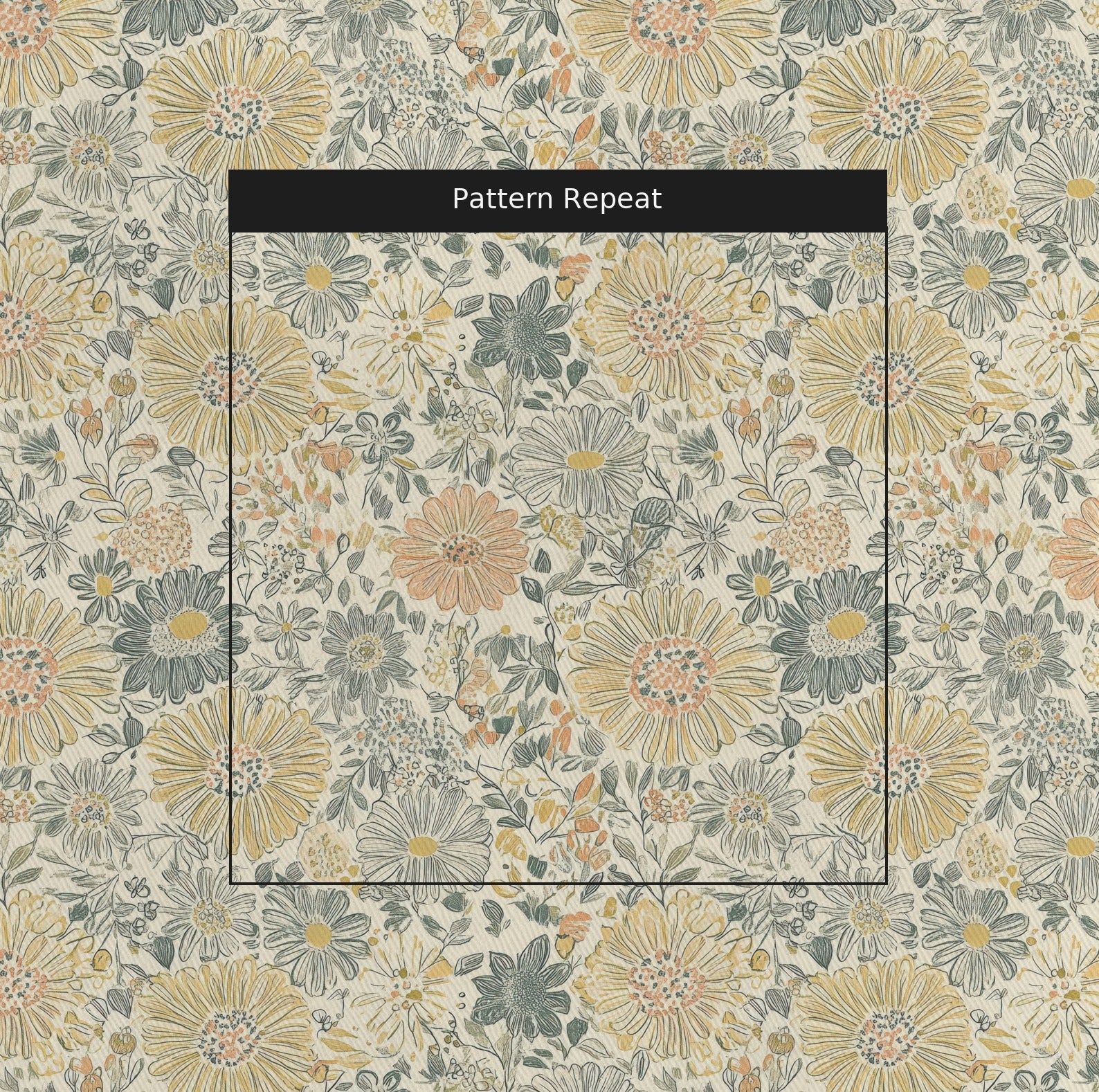 Annelouise Fabric by the Yard — pattern repeat