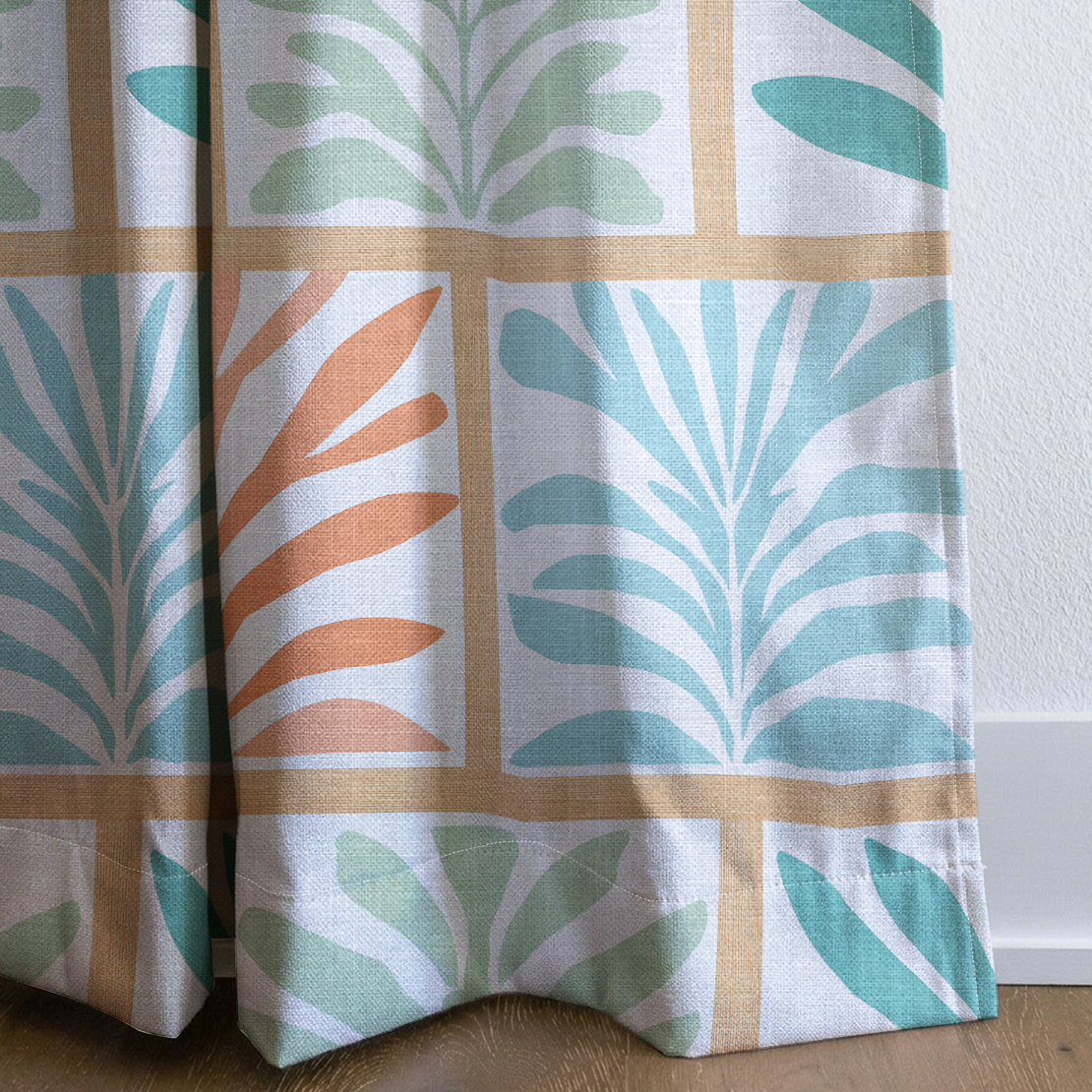 Hawaii Pine - Drapery — corner closeup