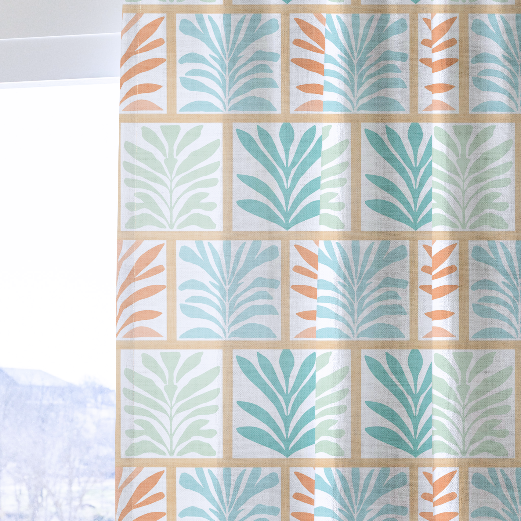Hawaii Pine - Drapery — one panel