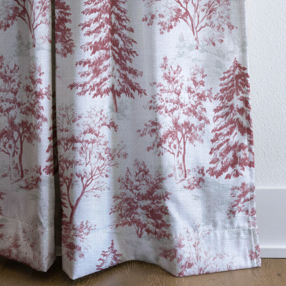 Berry Woods - Drapery — corner closeup
