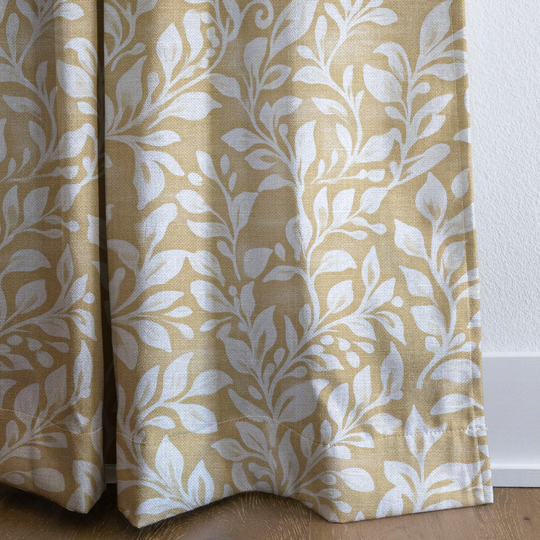 Golden Vine - Drapery — corner closeup