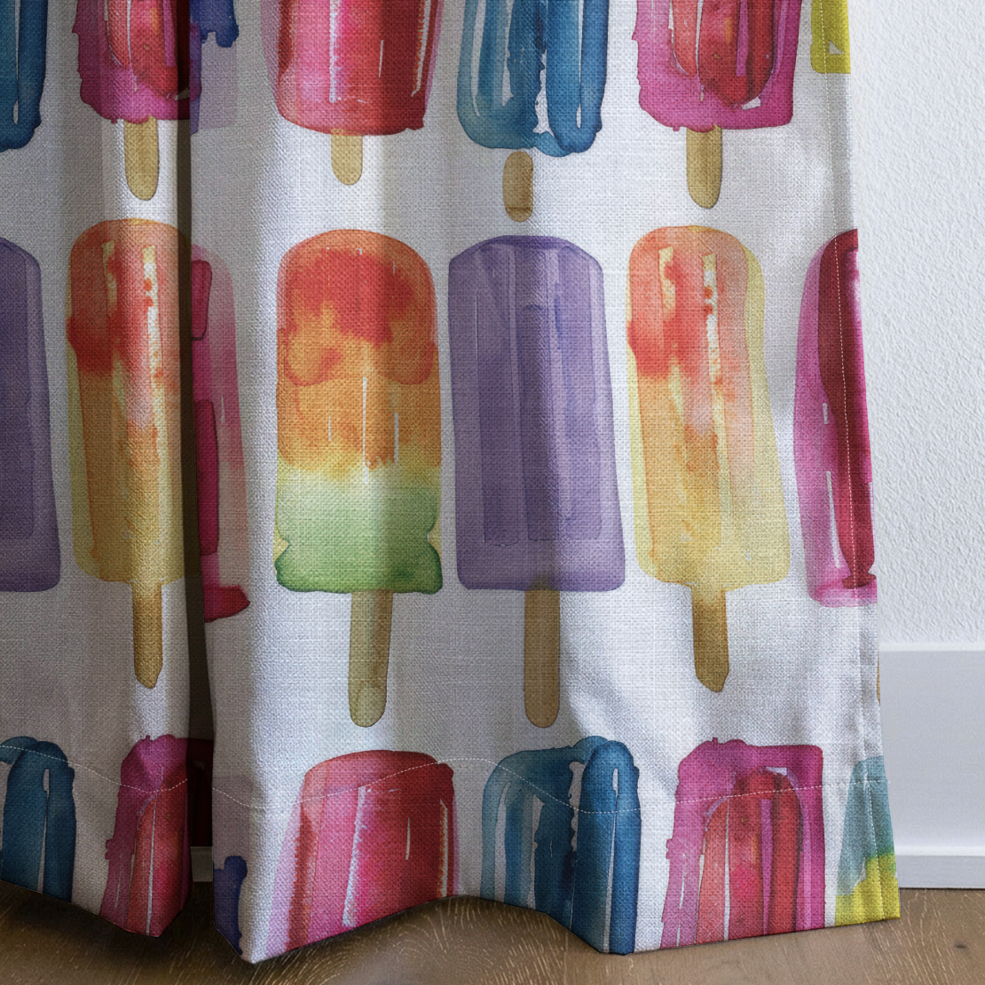 Summer Fridays - Drapery — corner closeup