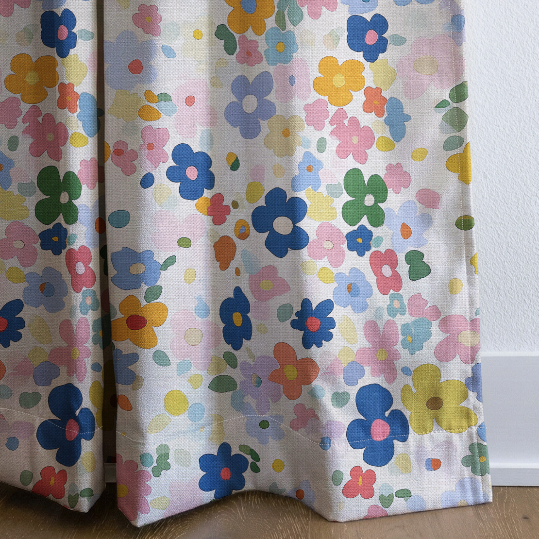 Zara - Drapery — corner closeup