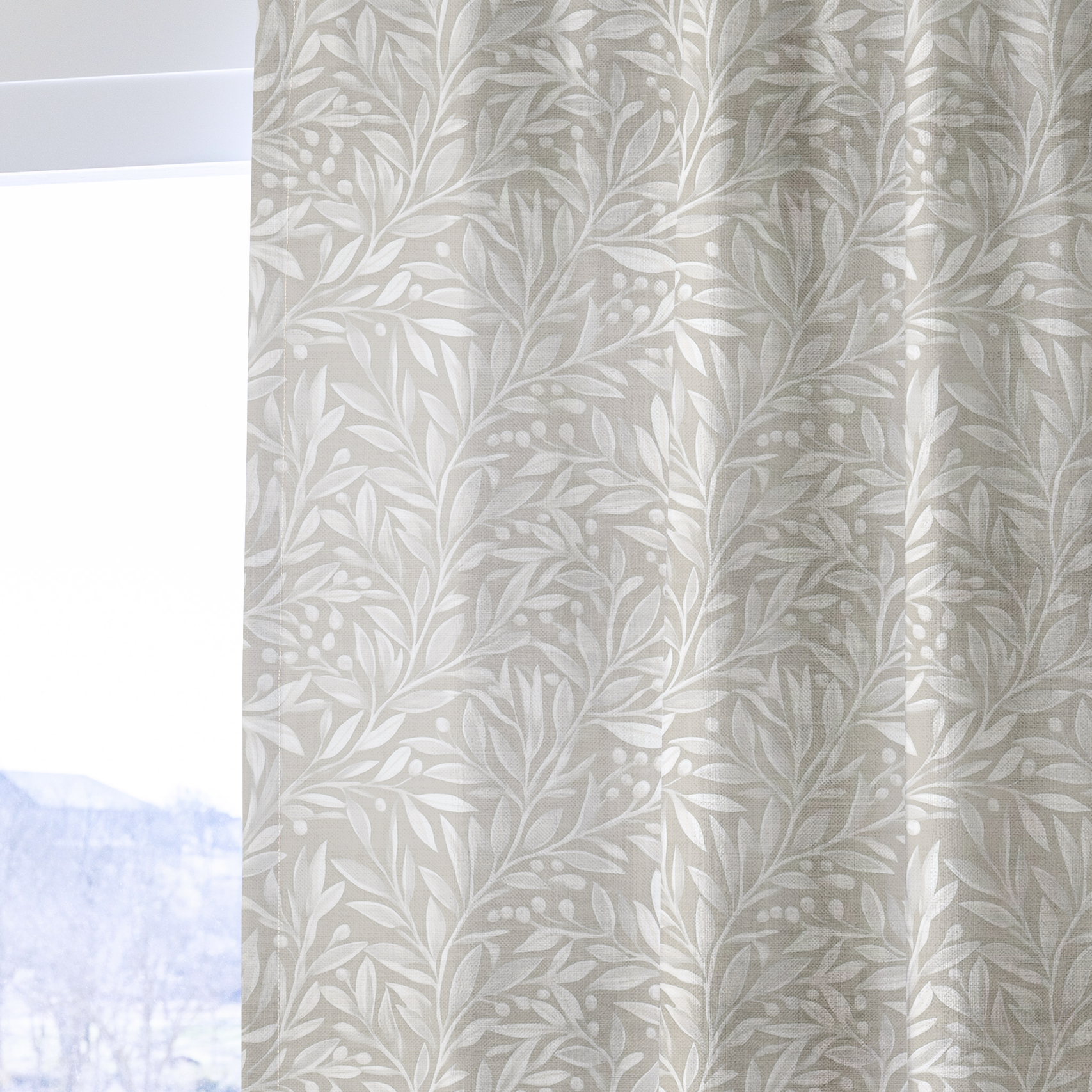 Soft Willow - Drapery — one panel