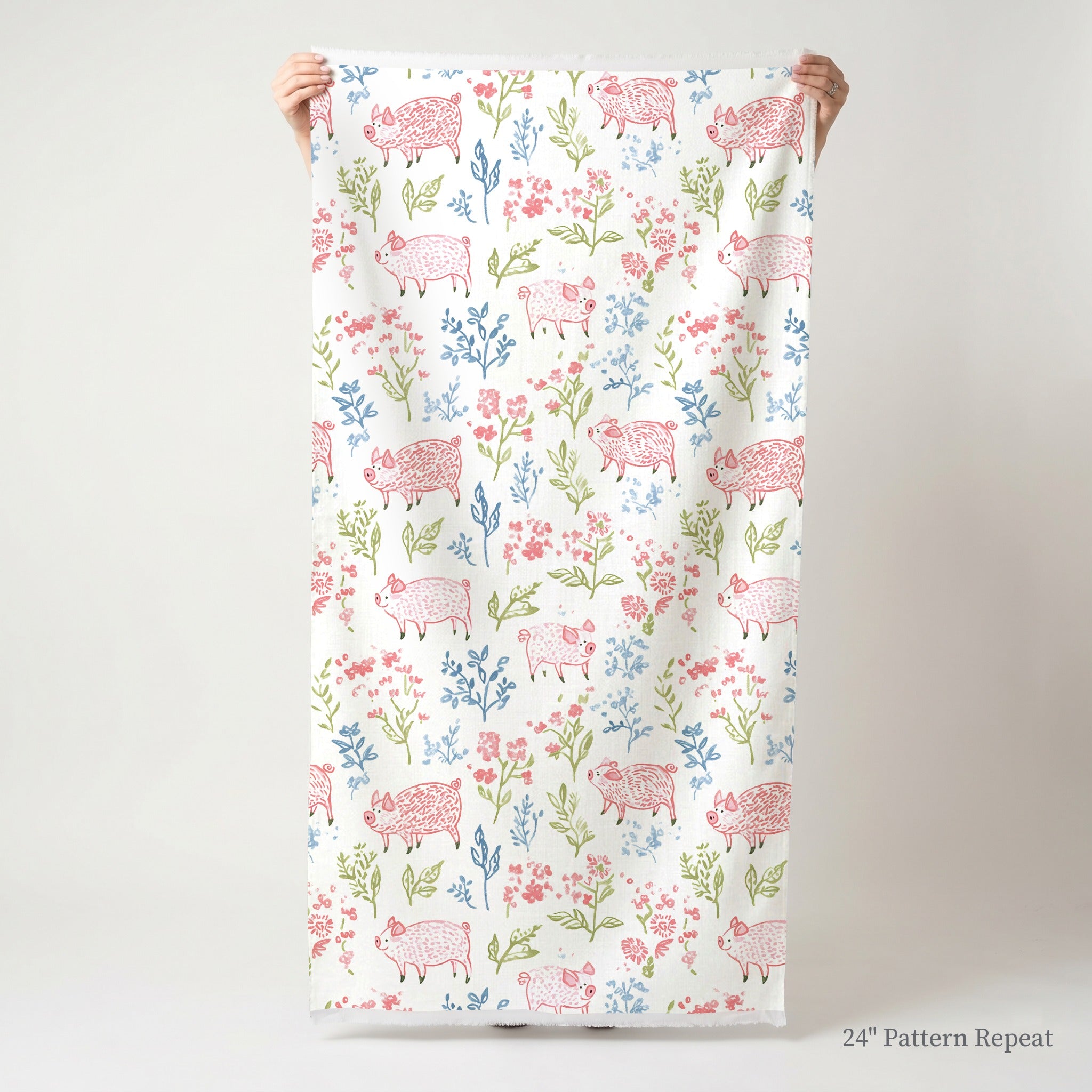 These Piggies Fabric by the Yard