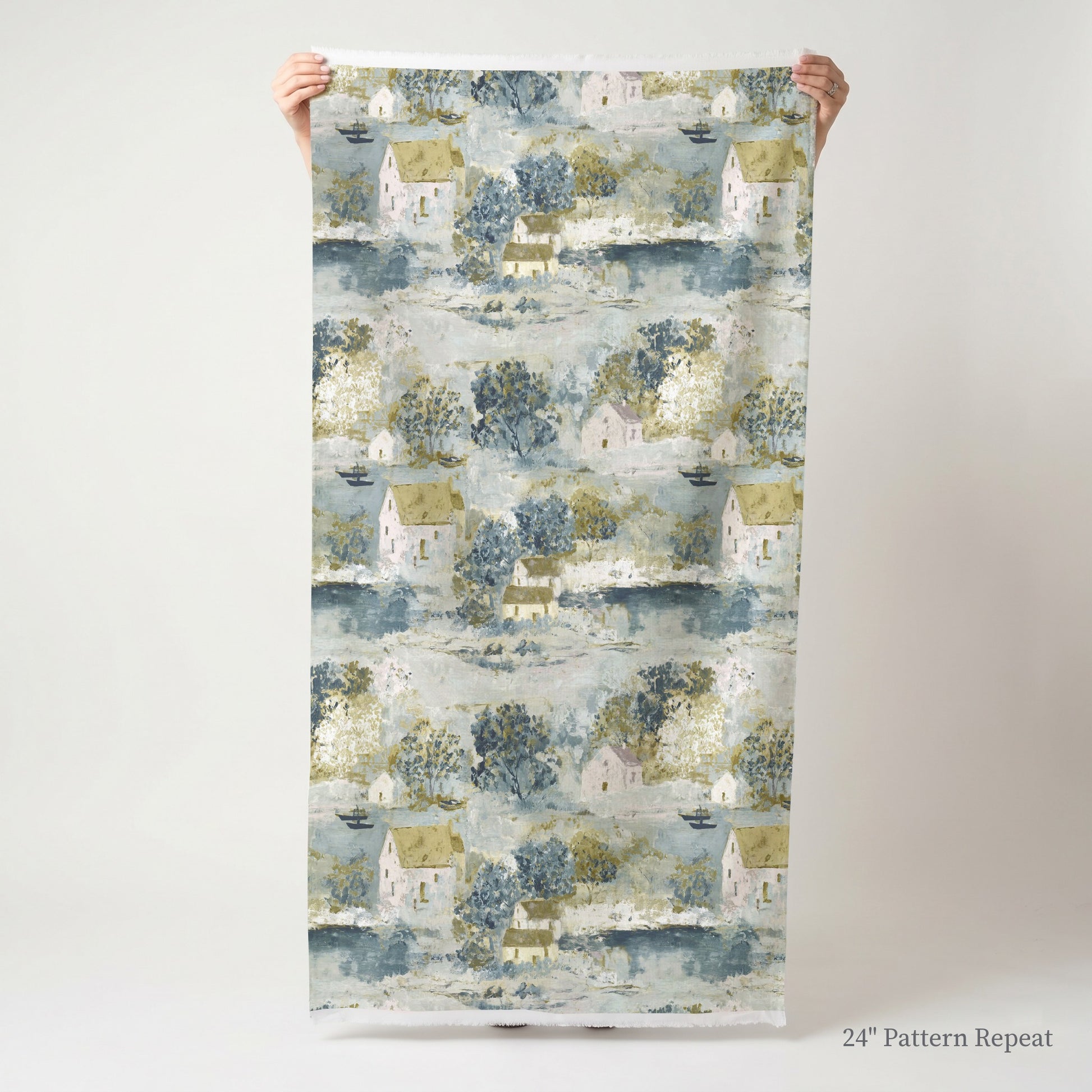 Storybook Green Fabric by the Yard