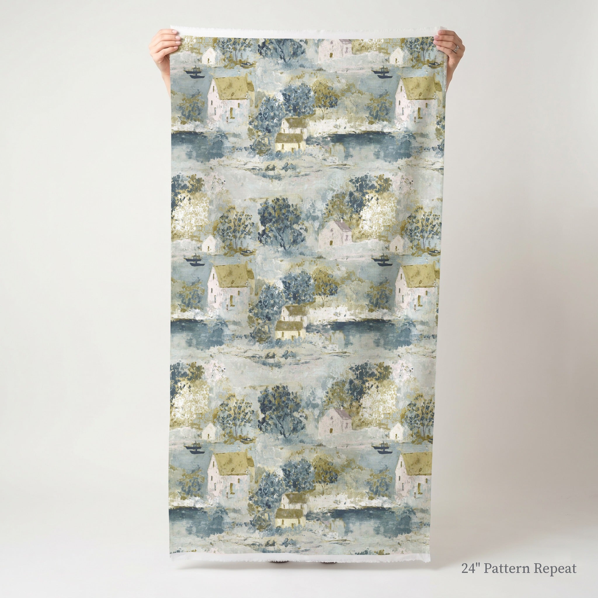 Storybook Green Fabric by the Yard