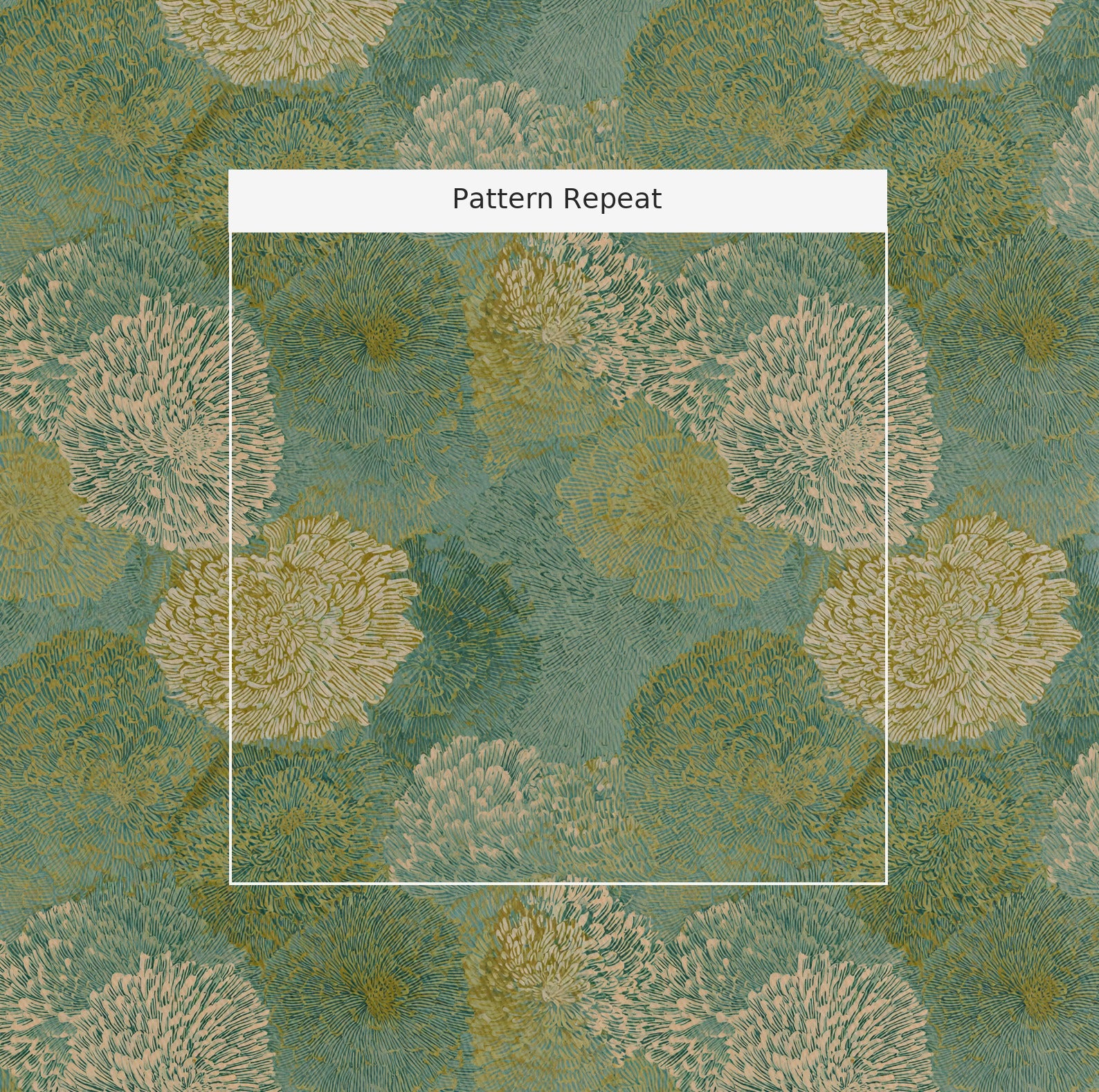 Maren Fabric by the Yard — pattern repeat