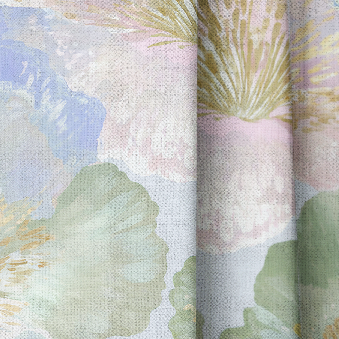 Pastel Current - Drapery — close up