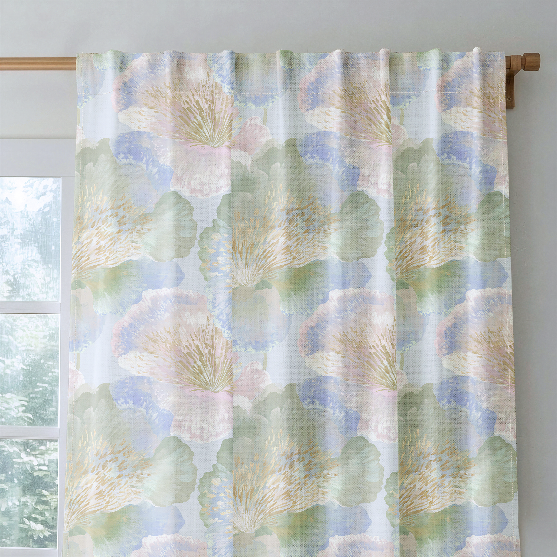 Pastel Current - Drapery — rod