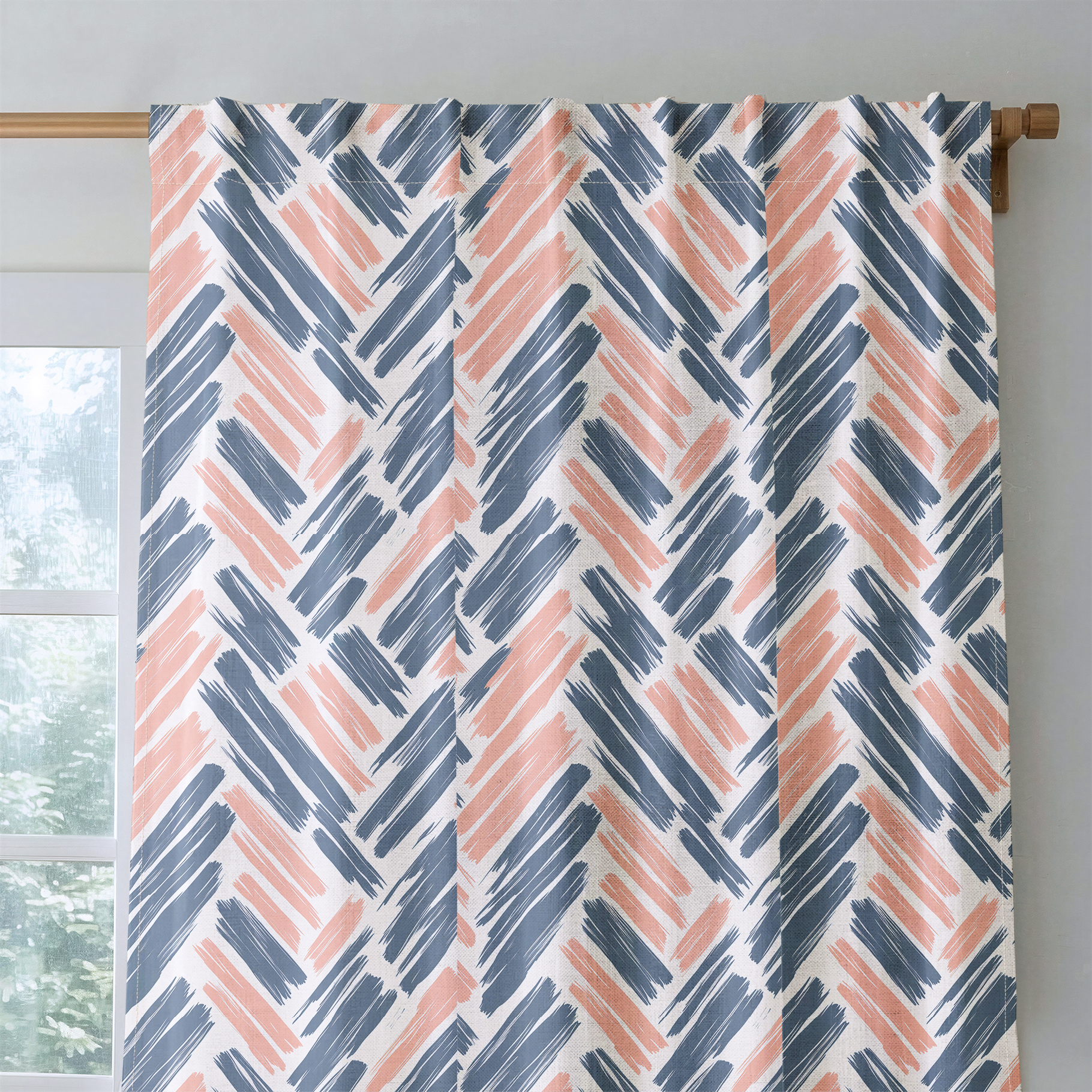 Coastal Strokes - Drapery — rod