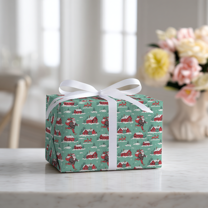 Boot-Scootin’ Claus - Wrapping Paper