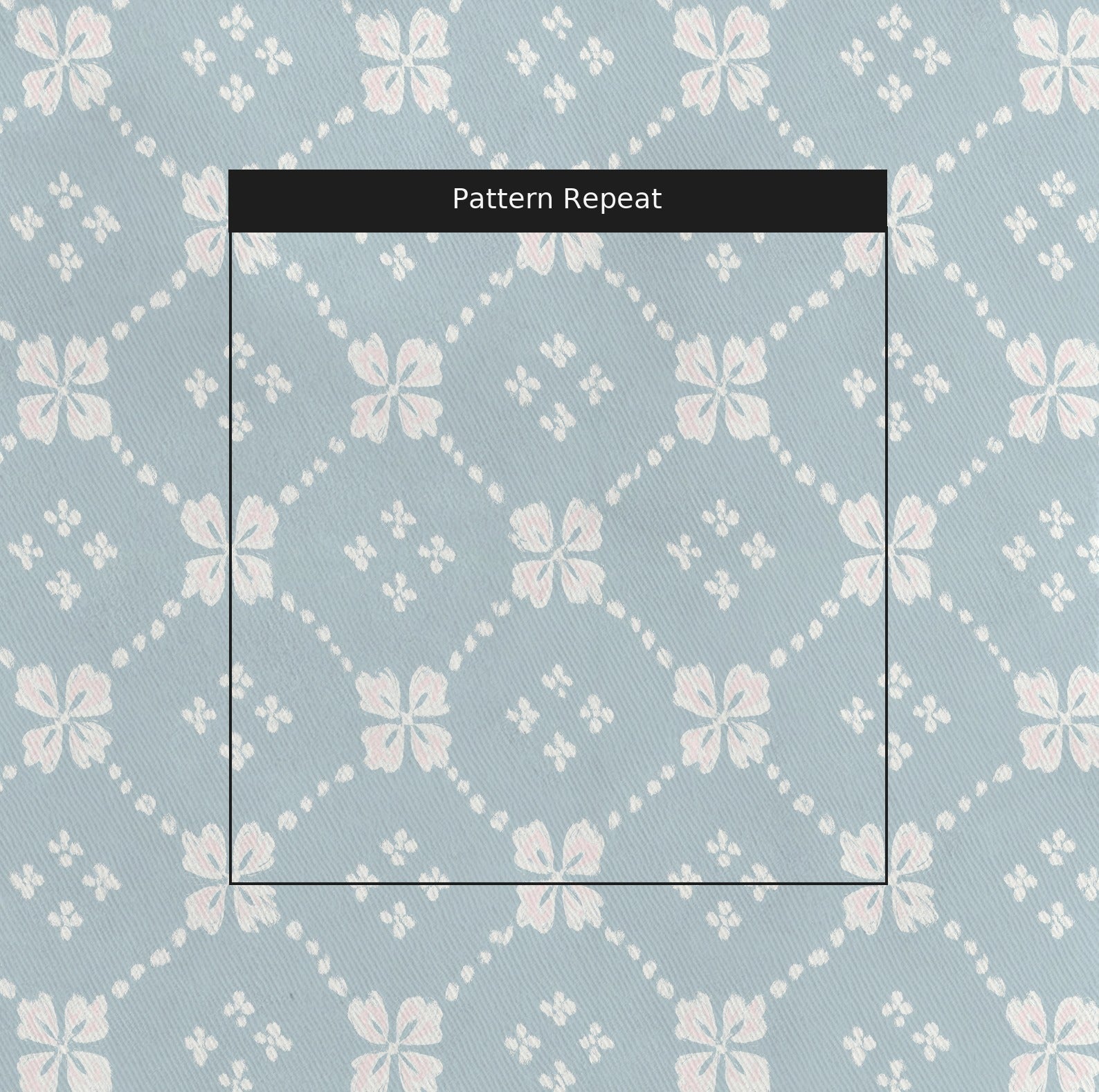Spruced Up Fabric by the Yard — pattern repeat