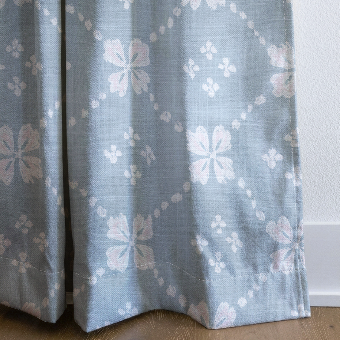 Spruced Up - Drapery — corner closeup