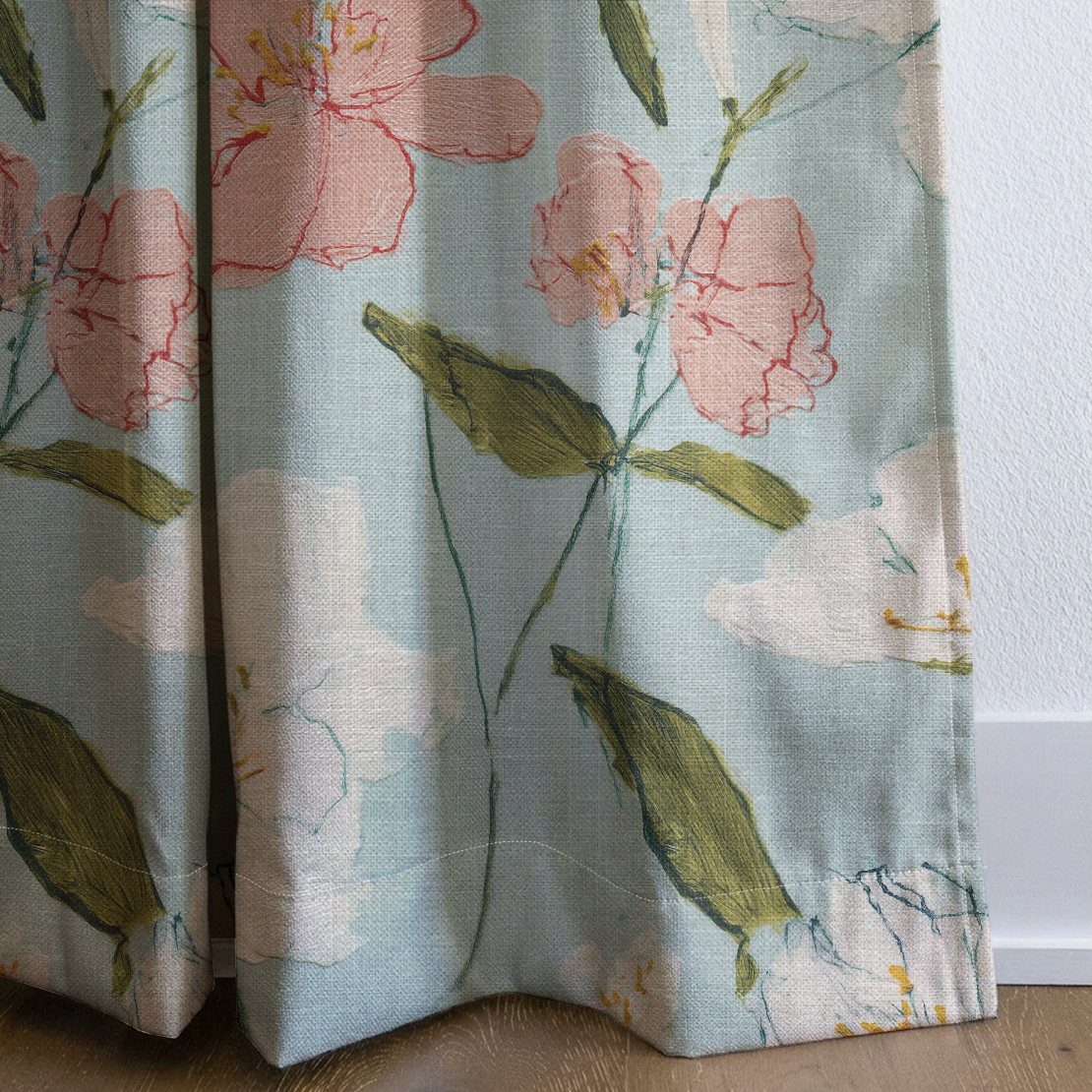 Posy - Drapery — corner closeup