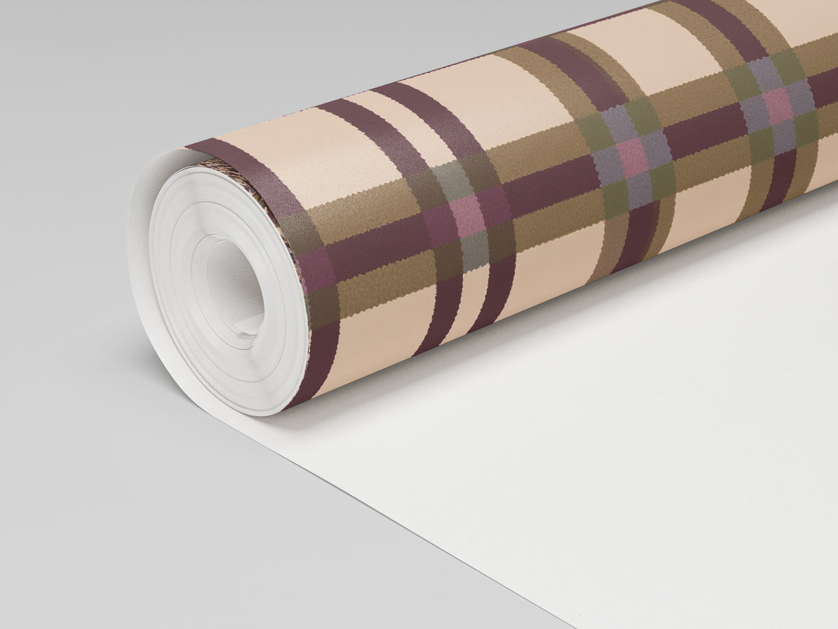 Mulberry Plaid roll