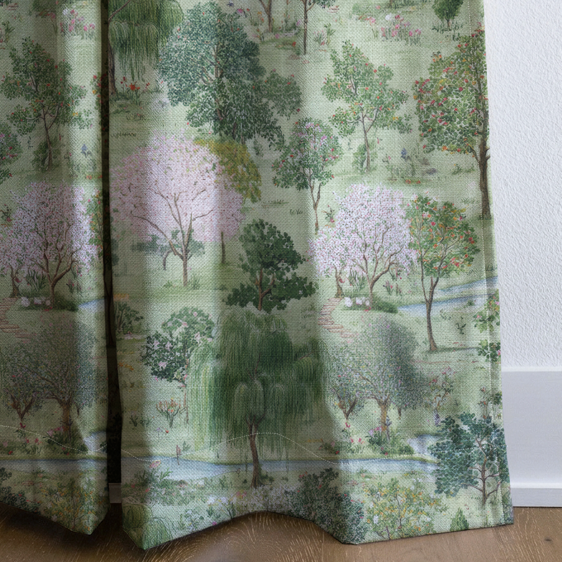 Willow Dreams - Drapery — corner closeup