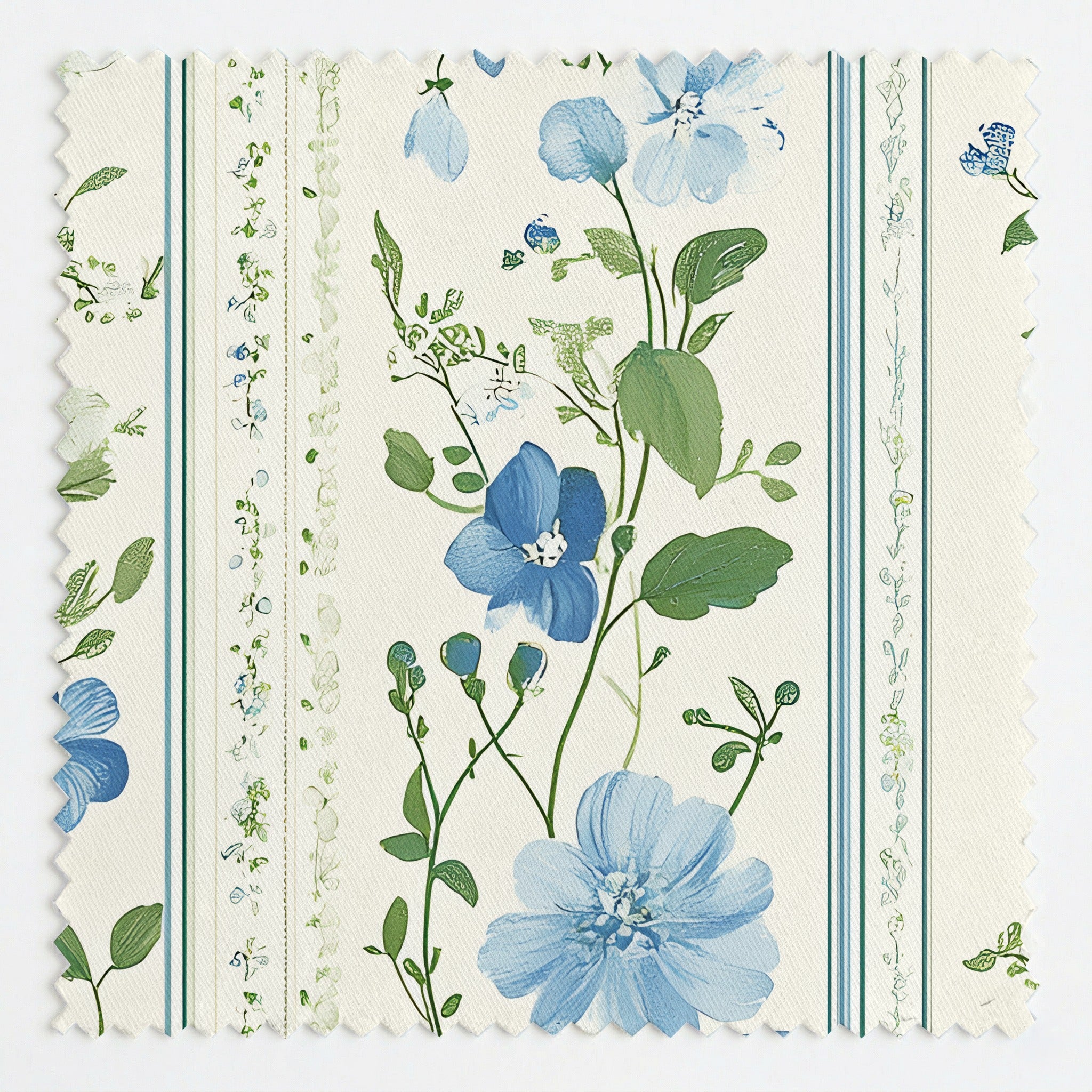 Bluebell Stripe Fabric by the Yard