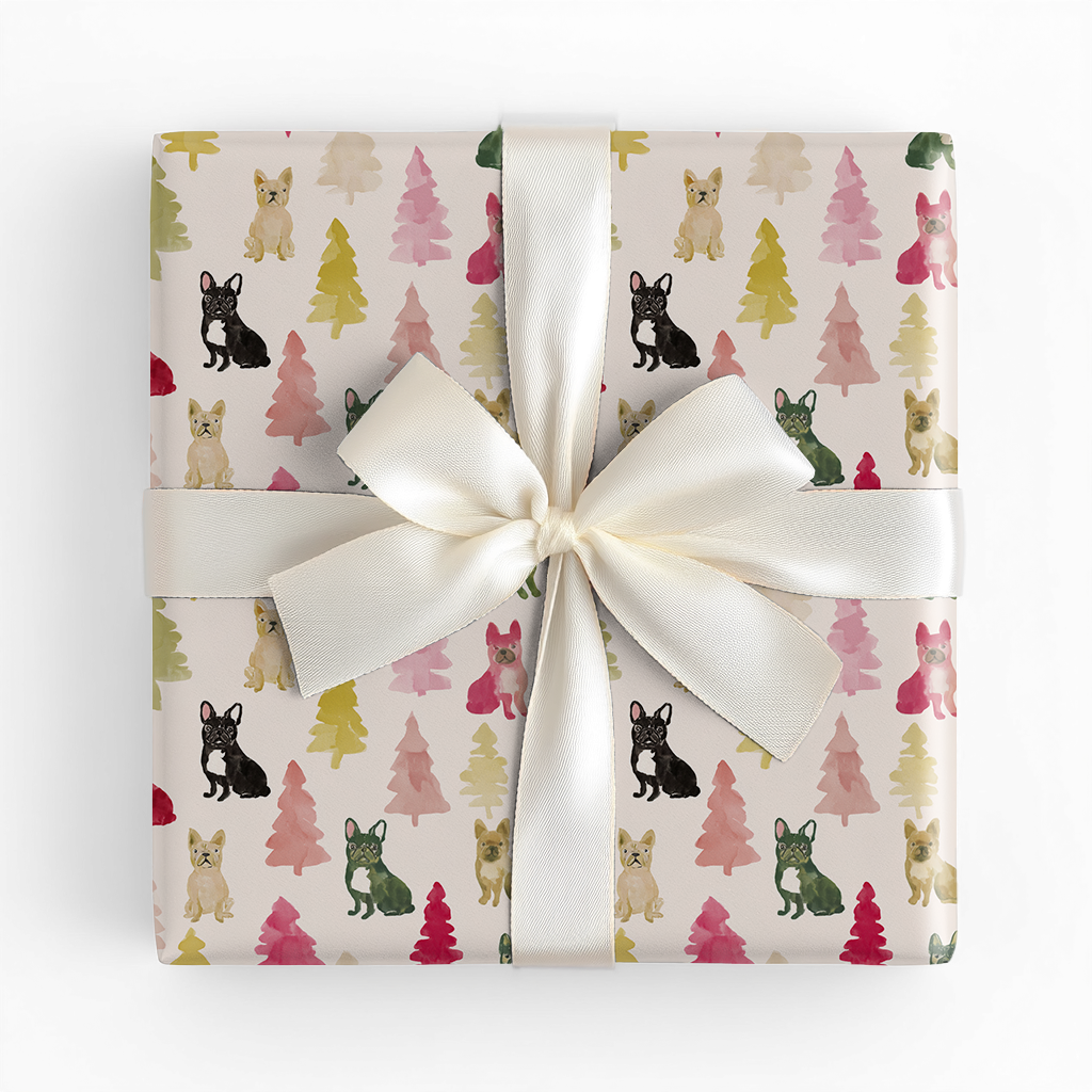 Frosted Frenchie - Wrapping Paper