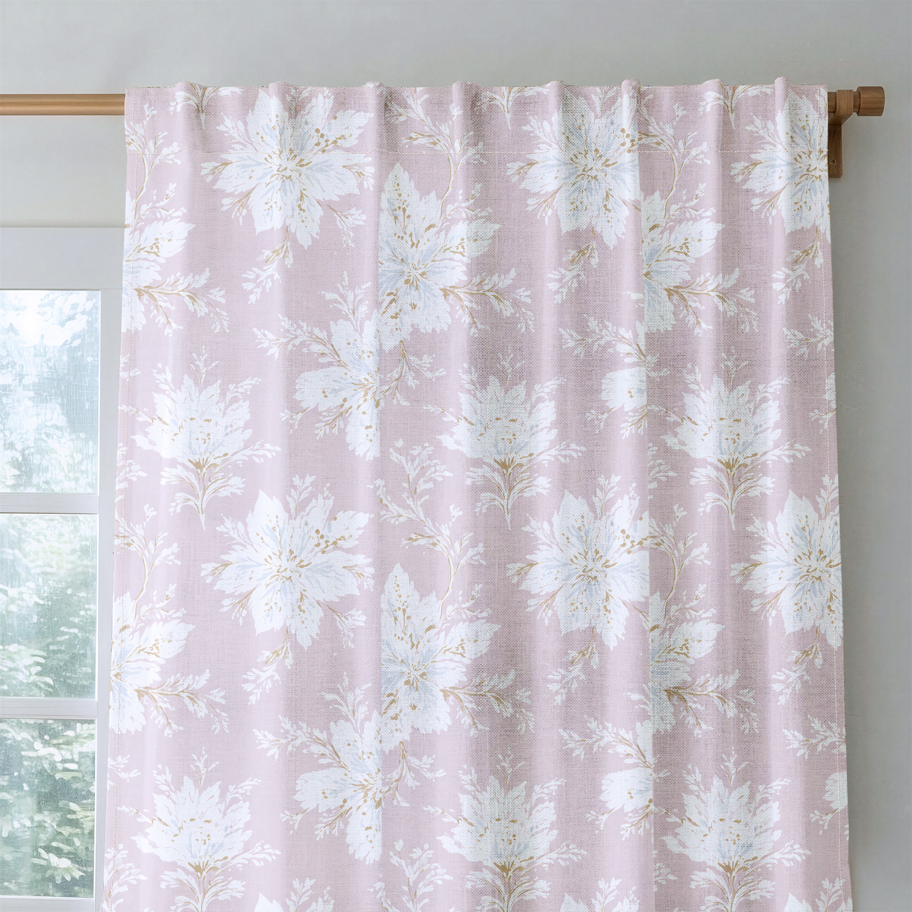 Sugarplum Petals - Drapery — rod