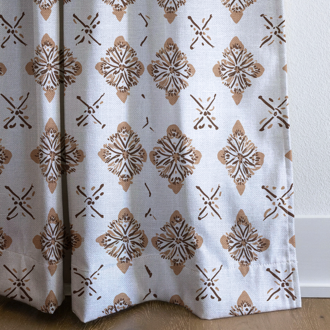 Orleans - Drapery — corner closeup