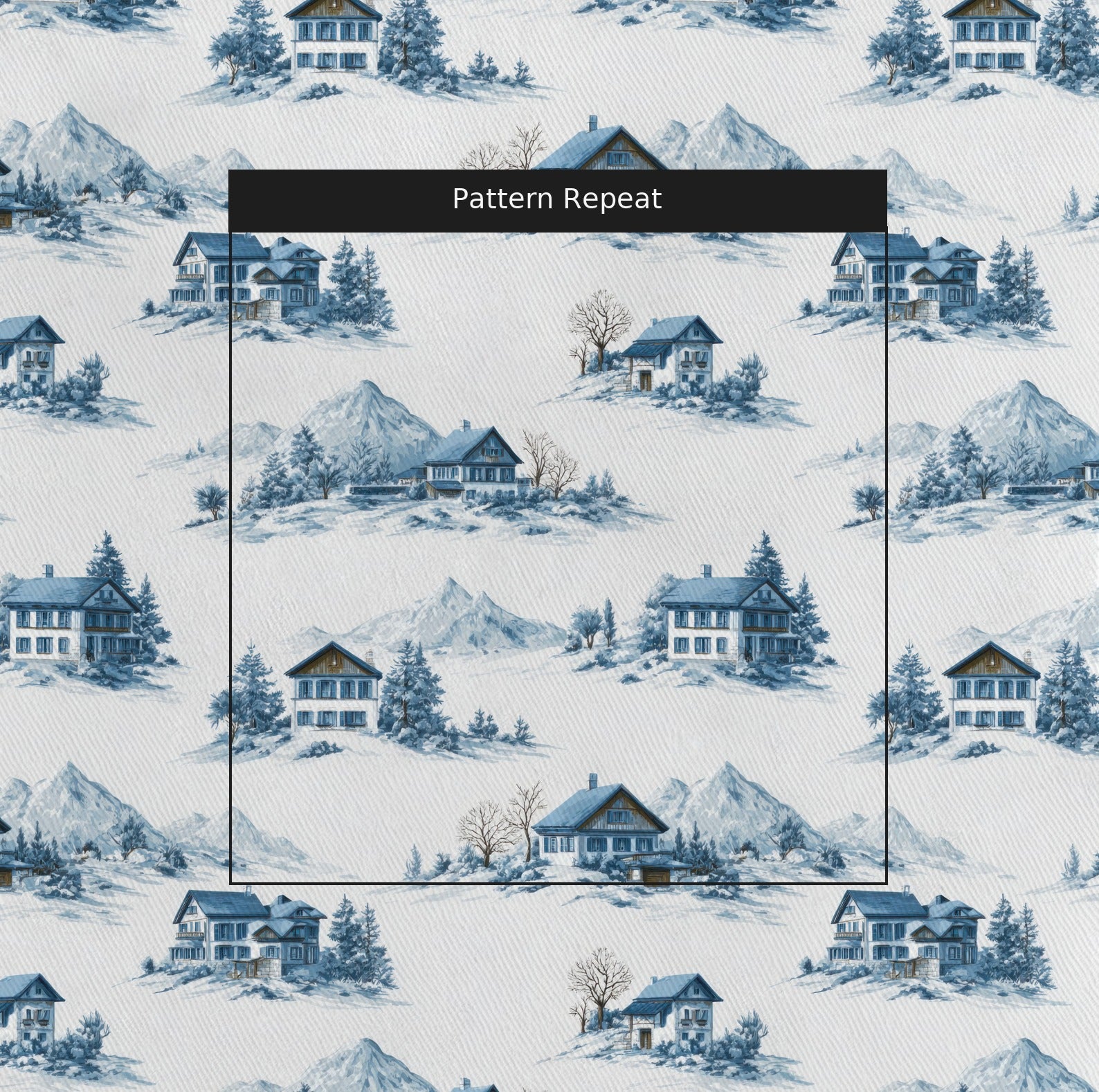 Snowmass Fabric by the Yard — pattern repeat
