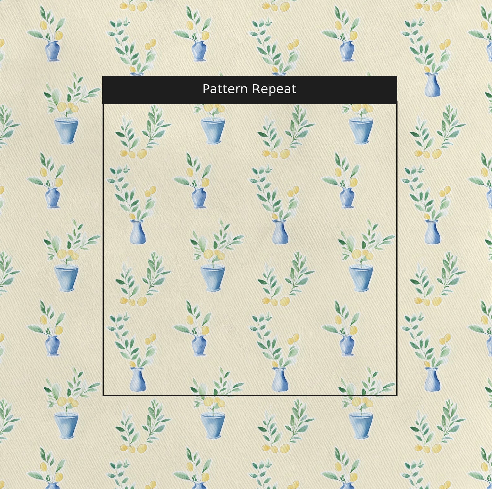 La Dolce Vita Fabric by the Yard — pattern repeat