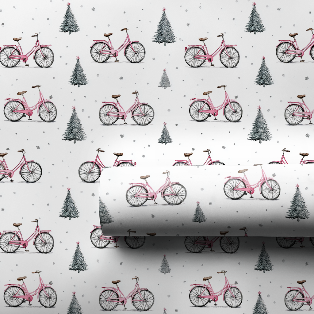 Pink Spokes Spokane - Wrapping Paper