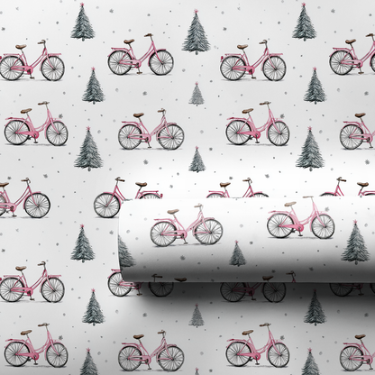 Pink Spokes Spokane - Wrapping Paper