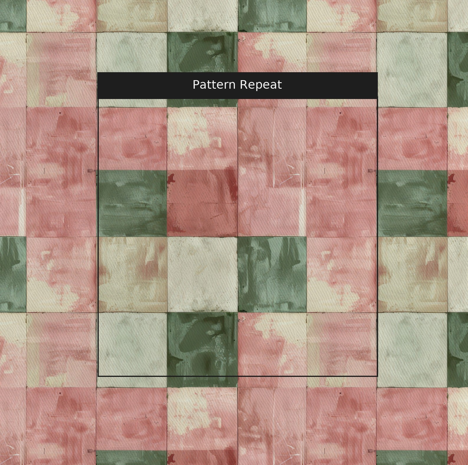 Avery's Abode Fabric by the Yard — pattern repeat