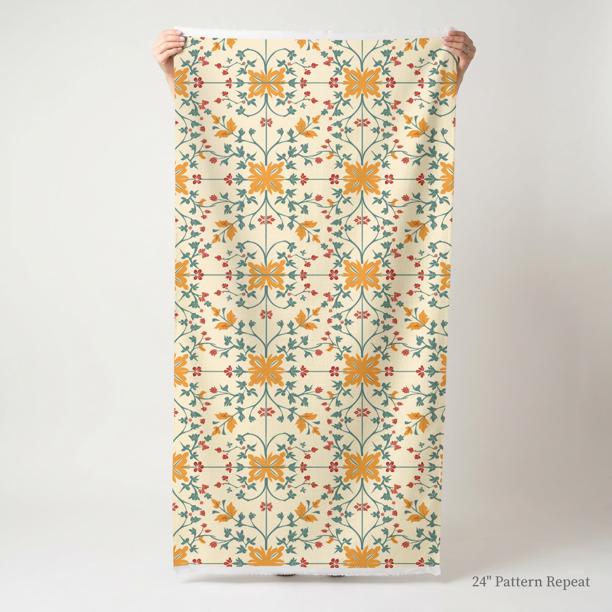 Botanical Ballet Fabric by the Yard